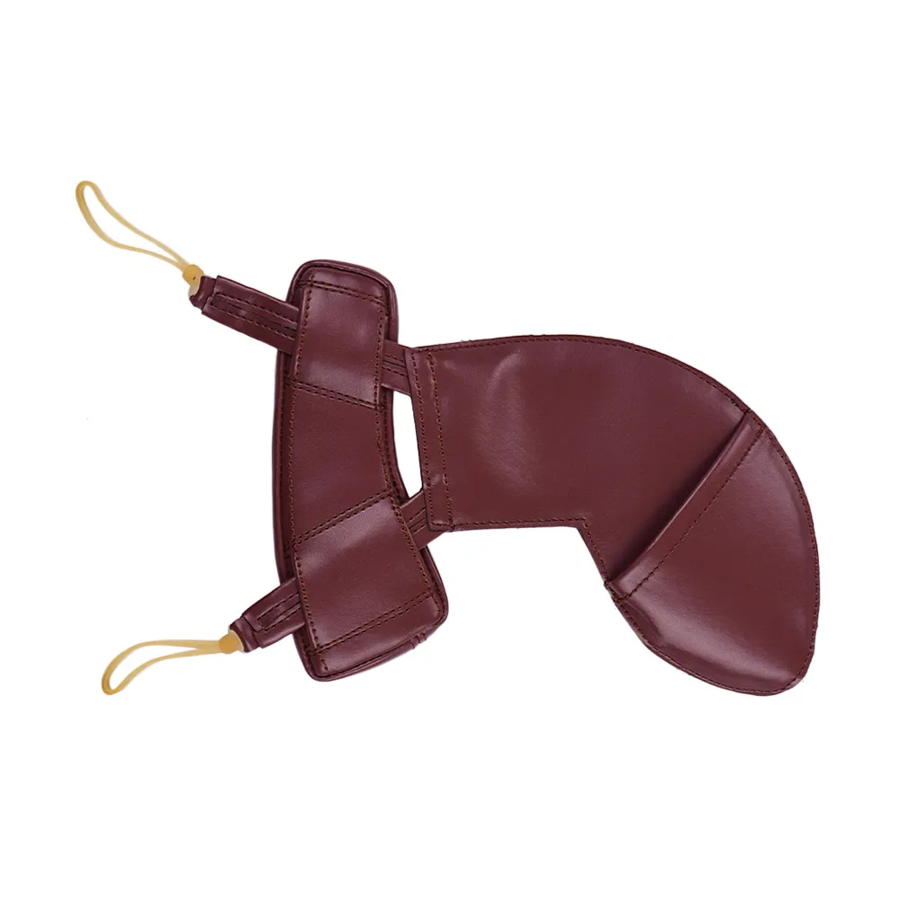 Sheepskin Pad Violin Shoulder and Chin Rest Cushion for 3/4 4/4 Violin