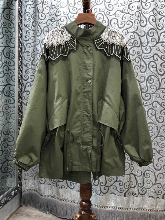Заказной рукав летучая мышь Свободная короткая куртка 813