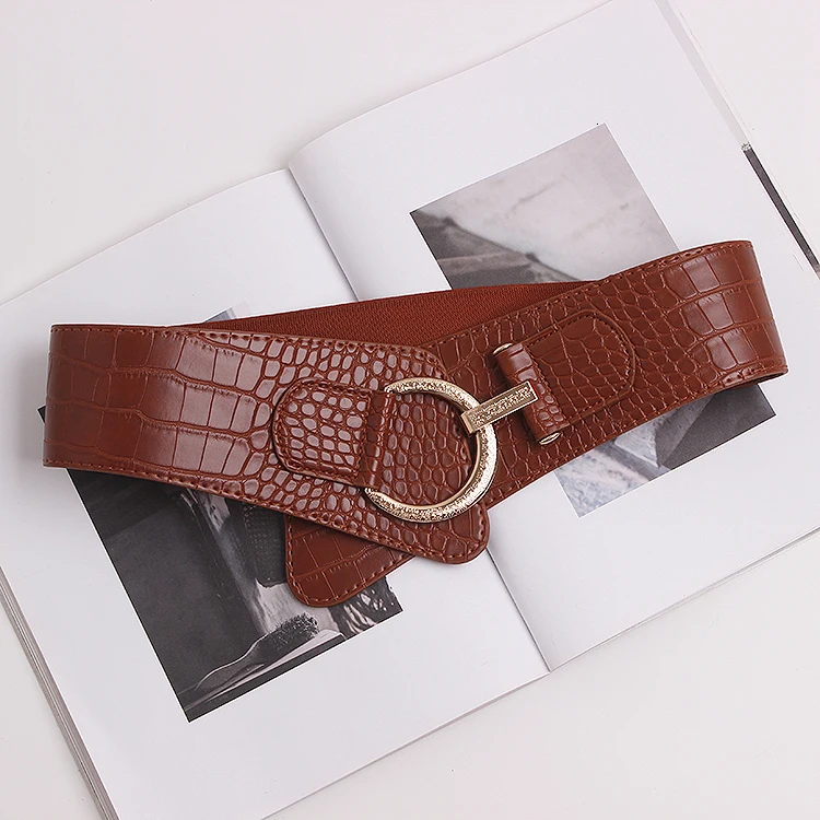 camel CHICEVER из искусственной кожи, ремень, Женская туника, аксессуары для одежды, регулируемые с металлическим кольцом, женские ремни,, осенняя мода, новинка - Цвет: camel