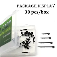 30pcs Metal Bait Spike Carp Fishing Feeder Tackle 6