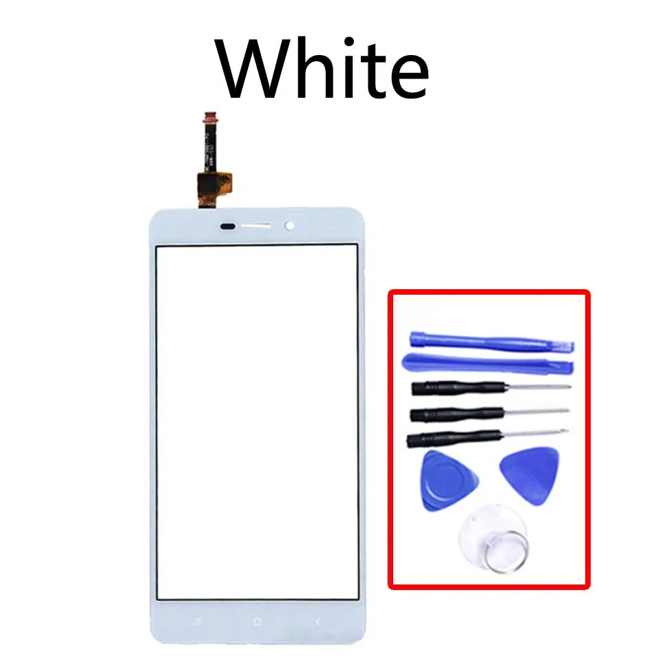 White-With tool 5," для Xiaomi Redmi 3 3S 3X 3Pro сенсорный экран панель сенсорный ЖК-дисплей стеклянная линза Панель дигитайзер Запасные части - Цвет: White-With tool