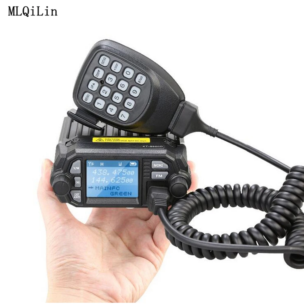 QYT телефон VHF UHF мобильный радиоприемник двухдиапазонный автомобильный FM 25 Вт