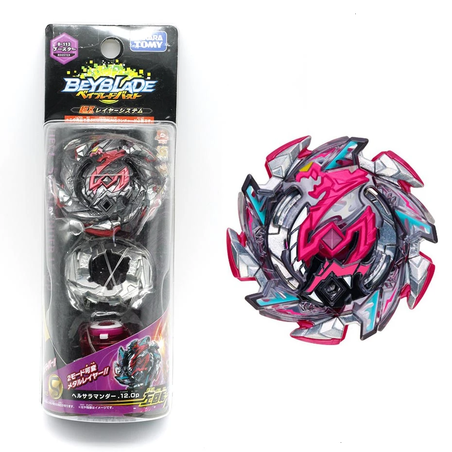 Настоящая Takara Tomy Beyblade Burst B113 Hell Aalamander.12.Op Toupie Metal God Burst волчок Bey Blade лезвия игрушки