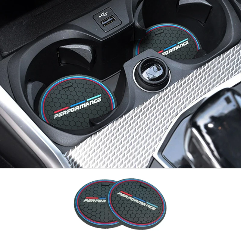 Подставки для стаканов BMW F10 F11 F07 E60 E61 F01 G11 F25 G01 G26 G02 F15 G05 E70 F16 G06 M коврики-держатели 2