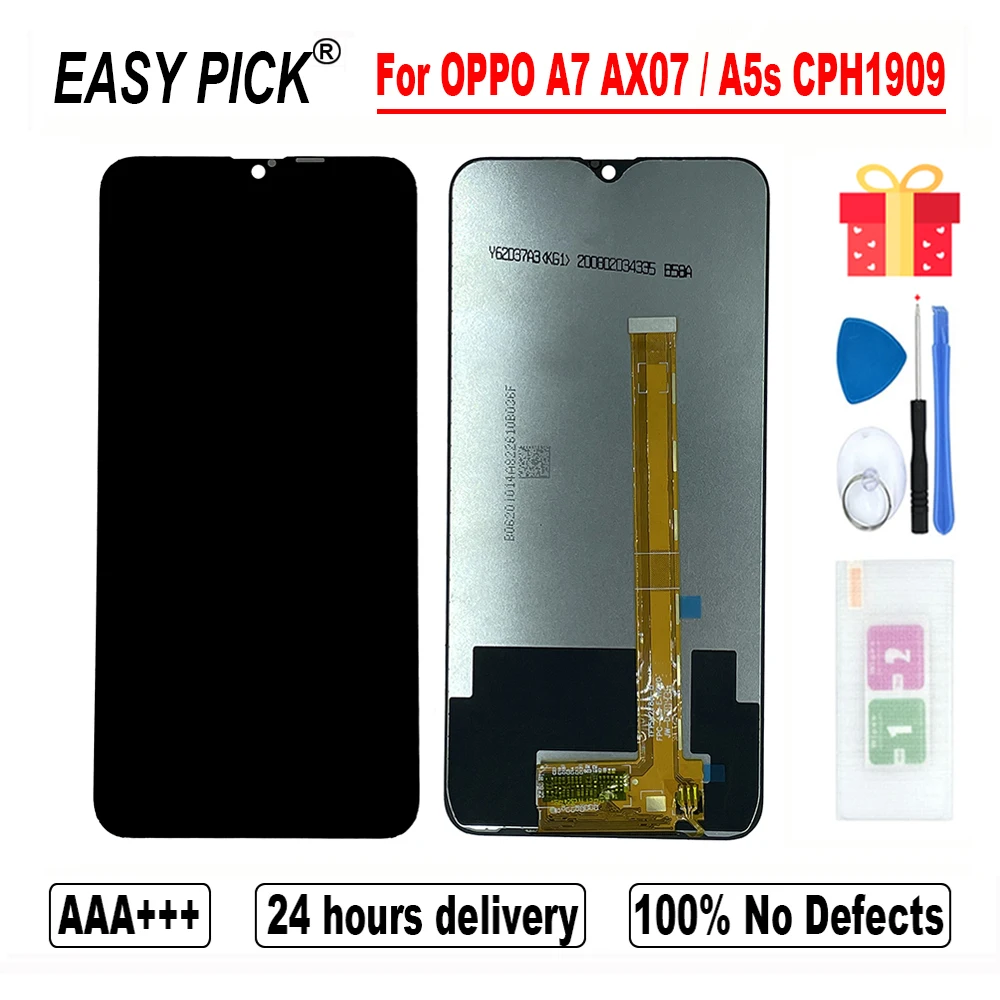 Для OPPO A5s cph1900 LCD дисплей фотография бесплатные инструменты для A7 AX07 CPH1901 |