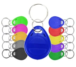 50 pces/lotcopy regravável reescrever keyfobstag chaveiro cartão proximidade token emblema duplicado