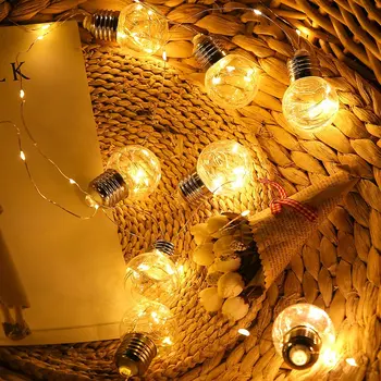 

100 Led Copper Wire String Lights EU/US Plug Light Bulb String Christmas/Wedding Home Decor Lamp String in Warm White/MultiColor