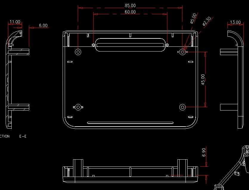 szomk plastic router distribution enclosure box project case for electronics enclosure control housing 1