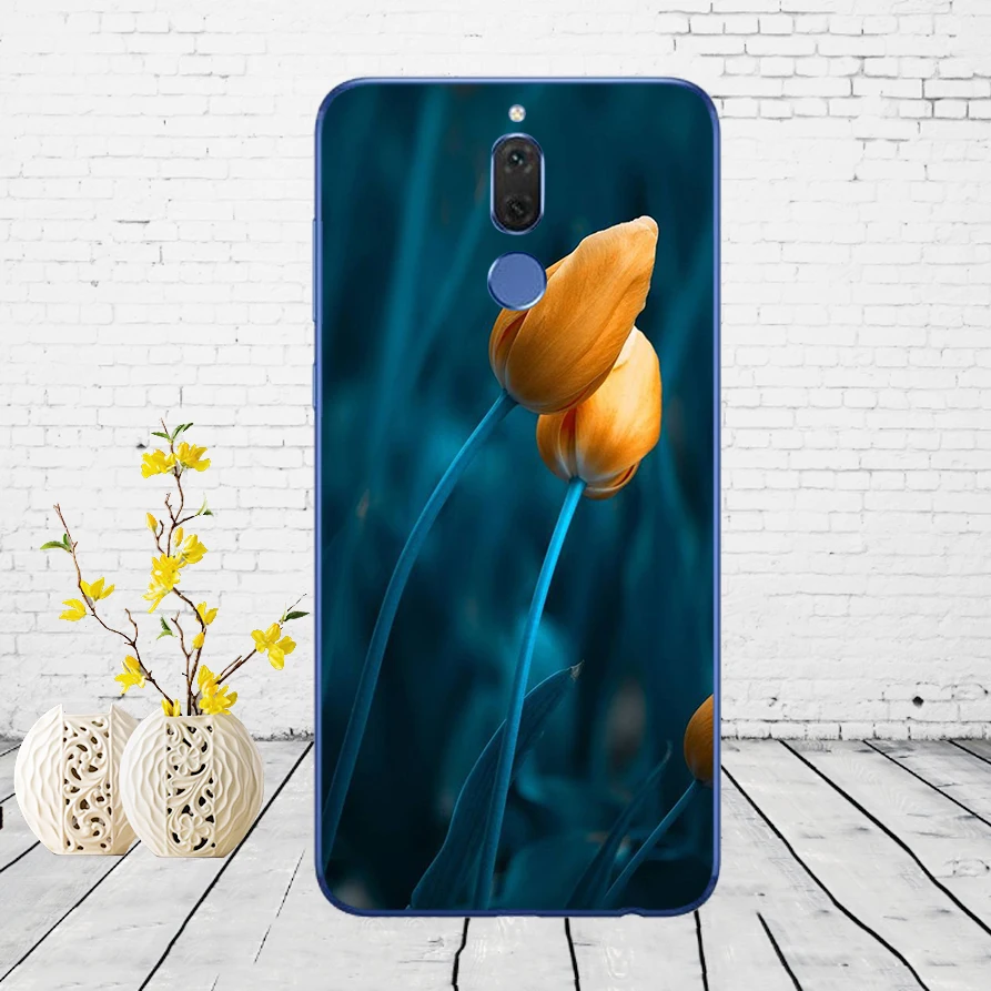 Силиконовый чехол для Huawei Mate 10 lite чехол Мягкий ТПУ чехлы для телефонов для Huawei Mate 10 Lite защитный ковер - Цвет: AA12