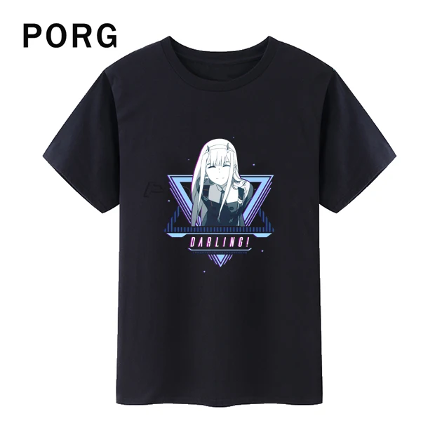 

Zero Two Anime Wifu Shirt Darling In The Franxx Summer Vintage T-shirt Women's Fashion Harajuku Top Anime Tshirt 90s O-Neck 2019
