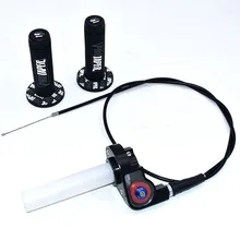 Apertos da motocicleta com 1/4 de volta rápida do acelerador resolver 1200mm cabo do acelerador para pro atarraxamento guiador sujeira pit bike motocross peças