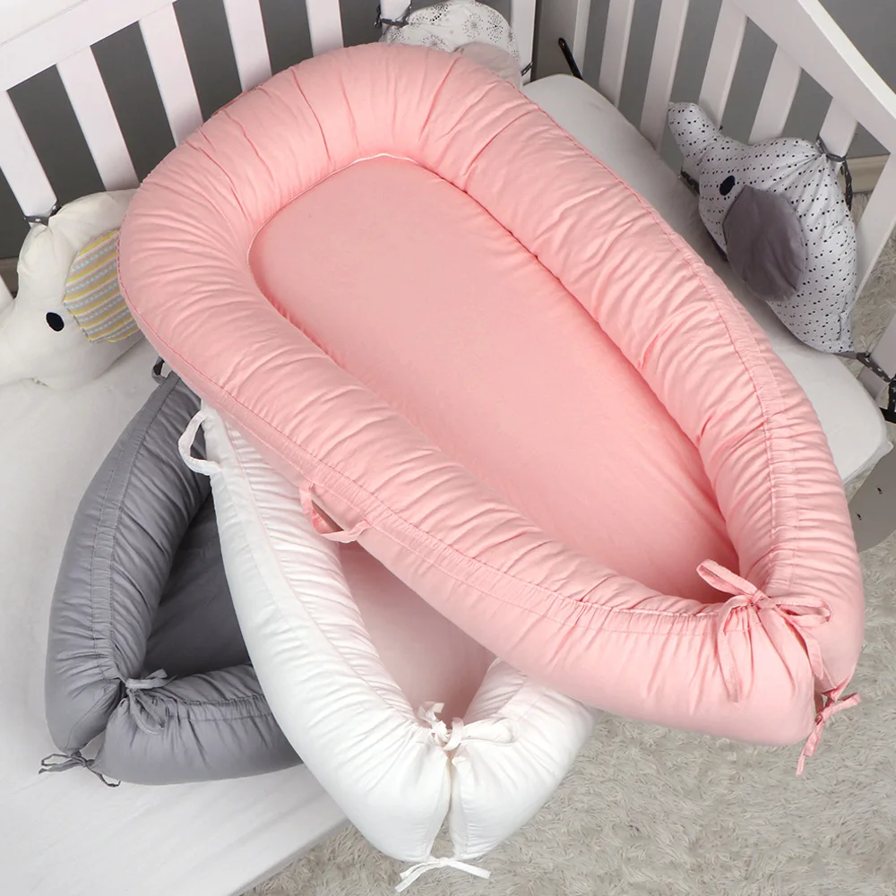 95x60cm Portable Nest for Baby Lace Cradle Travel Cot Newborn Nursery Travel Bebe Playpen Bassinet