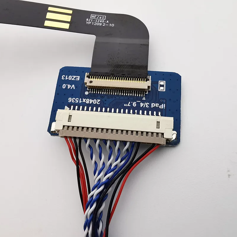 4K HDMI LVDS Controller Board for iPad 3 4 9.7' LP097QX1 SPA1 SPAV SPC1 2048x1536 EDP Signal 4 Lanes 51 Pins LCD Display Panel hdmi lvds controller board