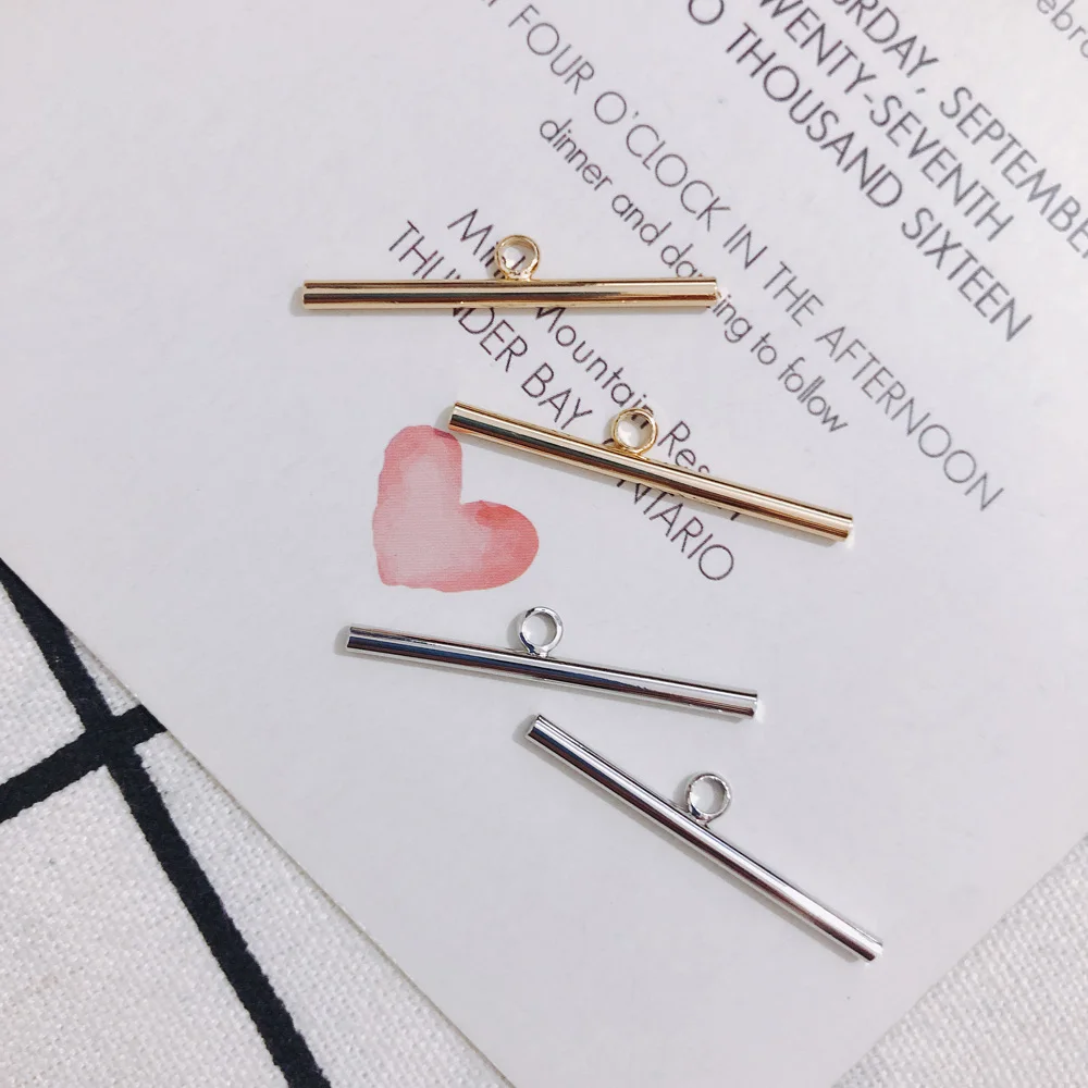 

10 шт. DIY Простые одиночные Висячие круглые палочки для сохранения цвета одиночное кольцо темперамент длинные серьги аксессуары
