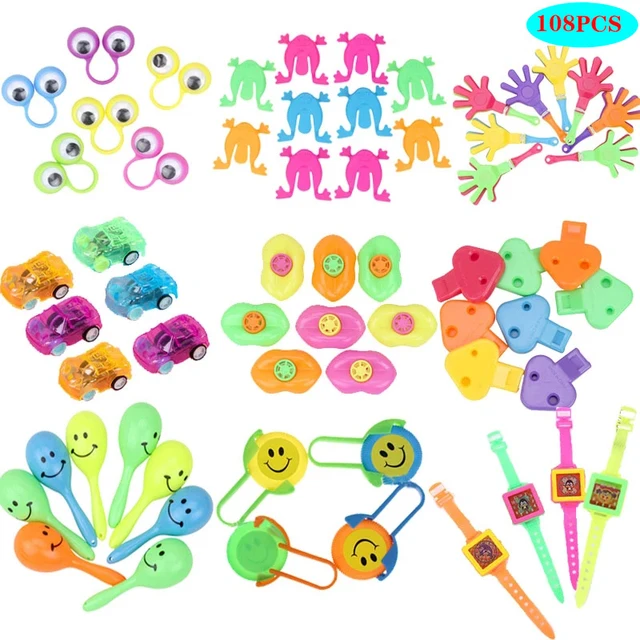 Cartoon Fun Boys Birthday Party Favors Gift For Kids Party Toy Party Small Gift Party Gift Children's Favorite Party Favor Gifts mixed-108pcs