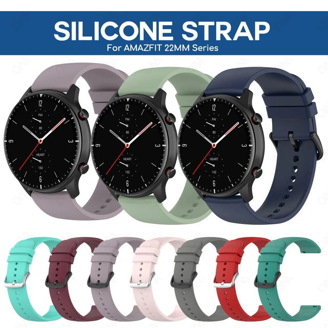 22mm Watch Band For Huami Amazfit GTR 3 Pro GTR3 GTR-3 Strap Silicone  Watchband Wristband Bracelet correa Amazfit gtr 2 2e eSIM - AliExpress