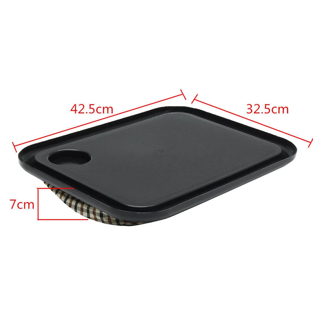 42*32*3cm Plastic with Mat Lazy Table Creative Study Writing Tea Serving Game Universal Practical Handy Portable Outdoor
