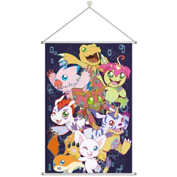

Anime Digimon Adventure Personalize Customer Made Alloy Fabric Wall Poster Scroll 60x90cm 24x36inches