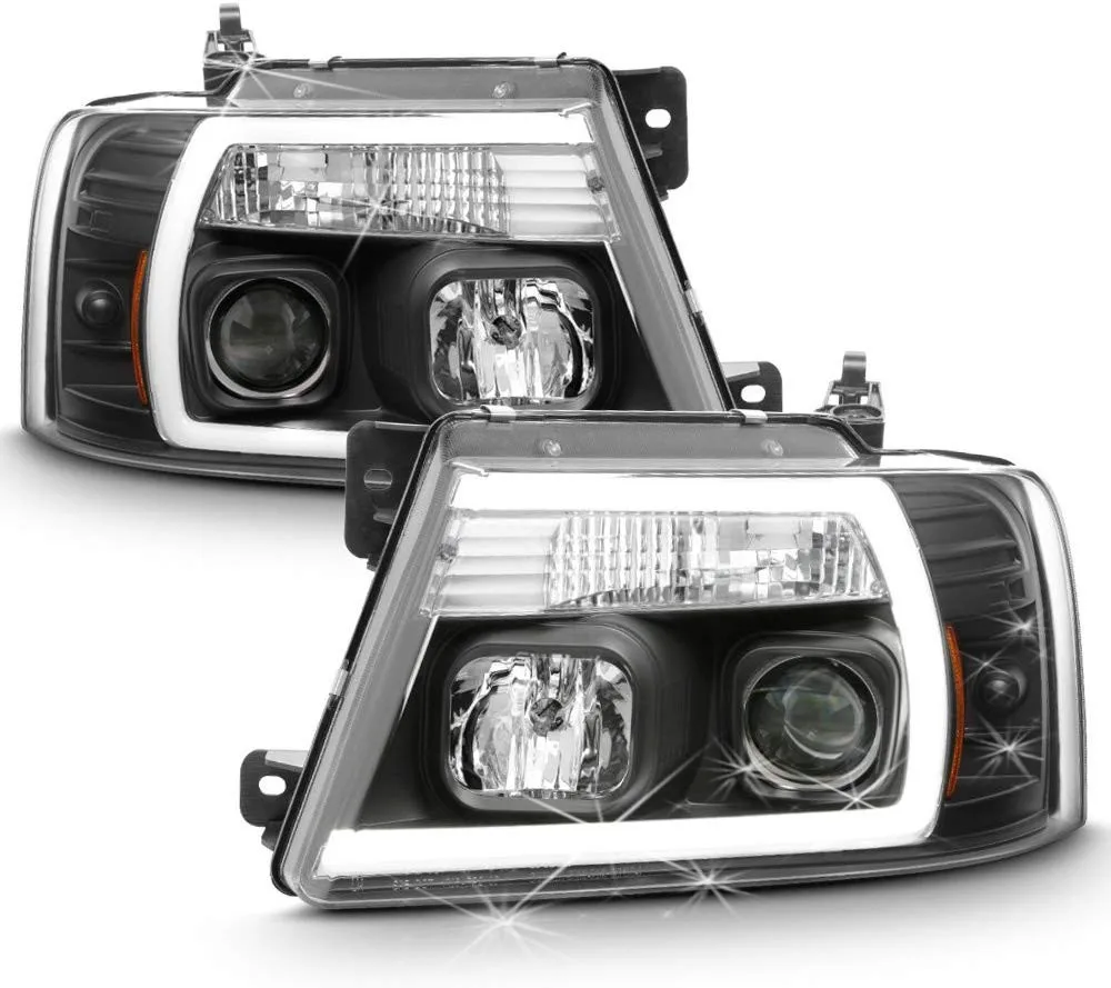 SulinsoFor новый черный 2004 2005 2006 2007 2008 Ford F150 светодиодный светильник трубки проектор
