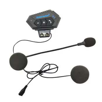 

Yfashion BT-12 Wireless Earphone Motorcycle Helmet Headset Speaker Hands-free Call Bluetooth 4.1 Headphones for Motor Bicycle