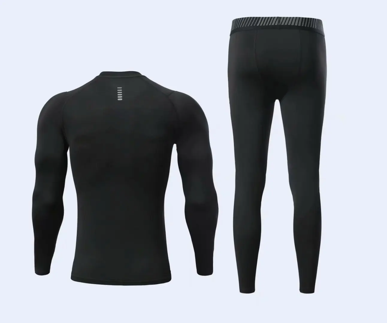 Sport Suit Men Compression Quick Dry Running Sets Tights Clothes Jogging Fitness Gym Training Kits Sportswear Top Long Pants