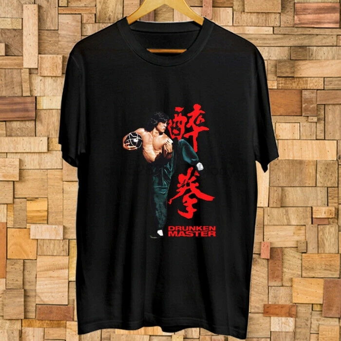Drunken Master Jackie Chan Classic Kungfu Movie T-shirt Size S-3XL | Мужская одежда