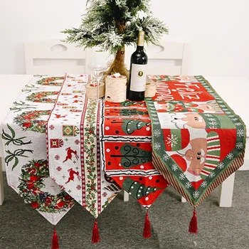 

Home Knitted Cloth Decoration Supplies Table Runner Christmas Table Cloth Table Decoration Home Decoration