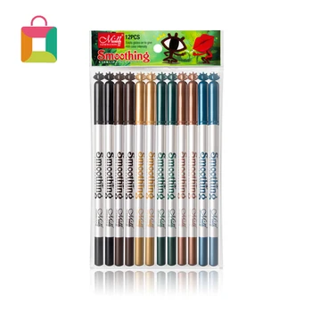 

BeautyBigBang Eyeliner Pencil 6 Color 12 Pcs Mixed Wooden Eyeliner Long Lasting Shimmer Matte Eyeliner Pen