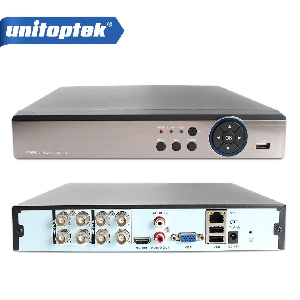 

4Ch 8Ch 16Ch 4MP AHD DVR NVR XVR 5 IN 1 AHD CVI TVI CVBS IP Camera Onvif 1080P 3MP 5MP CCTV DVR RS485 Coxial Control P2P View