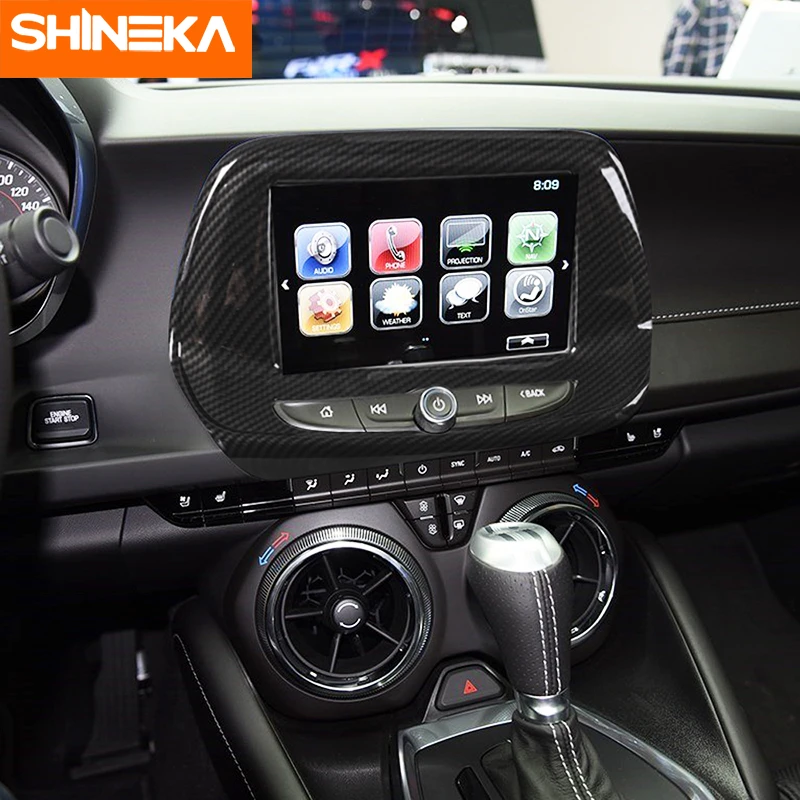 SHINEKA ABS маленький экран 7 &quotпанель GPS навигации рамка Видео кольцо отделка крышка