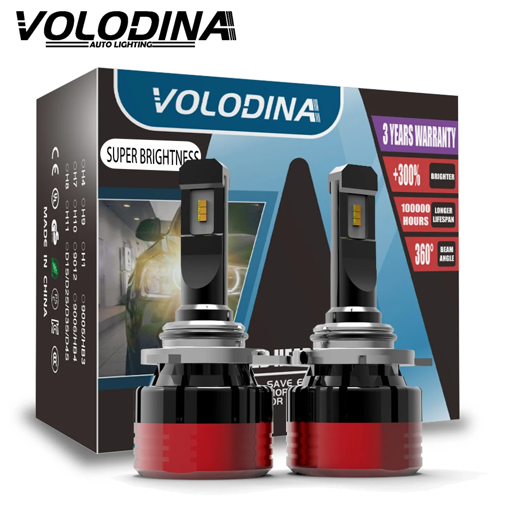 Новое поступление H11 H4 светодиодные лампы voloдина H8 H7 9012 9005 9006 HB3 HB4 Ultinon