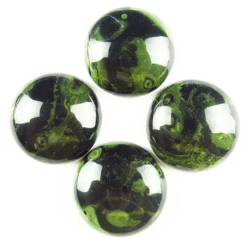 

4Pcs 25x8mm 28.7g 100% Natural Kambaba Jaspers Round Cab Cabochon