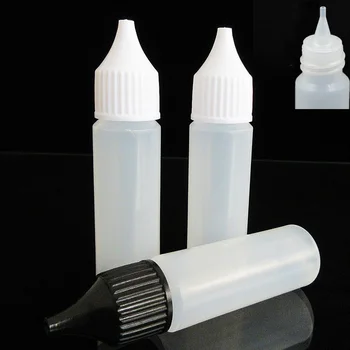 

Wholesale 100pcs 15ML Plastic Bottle E Liquid Bottle With Wide Neck Empty Plastic Pen Style Dropper Bottle Free Shipping