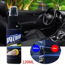 

New 120ML Car Interior Maintenance Tool Spray Wax Multi-functional Cleaning Spray for Dashboard Leather Plastic Car and Home Use