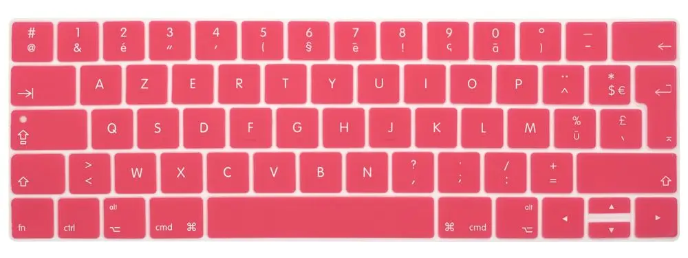Французская Защитная пленка для клавиатуры ЕС для Macbook Pro 13,3 A1706 A1989 и 15,4 дюймов A1707 A1990 с сенсорной панелью