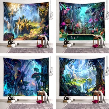 

Boho Home Decor Wall Spiritual Tapestry Hippie Blanket Mandala Wall Hanging Trippy Tapestry Psychedelic Pattern Beach Carpet