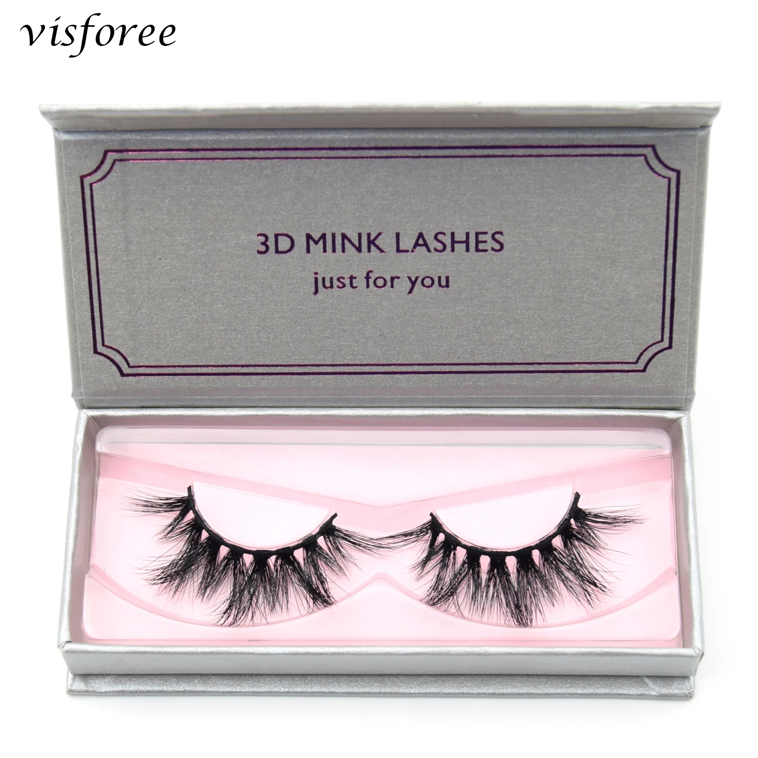 

Visofree Eyelashes 3D Mink Lashes Crisscross Handmade Natural Soft Lashes Long Eyelash Extension Mink Eyelash for Makeup K04