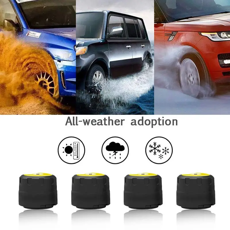 Balight Универсальный Bluetooth 4,0 TPMS автомобильный контроль давления внешний датчик давления в шинах сигнализация