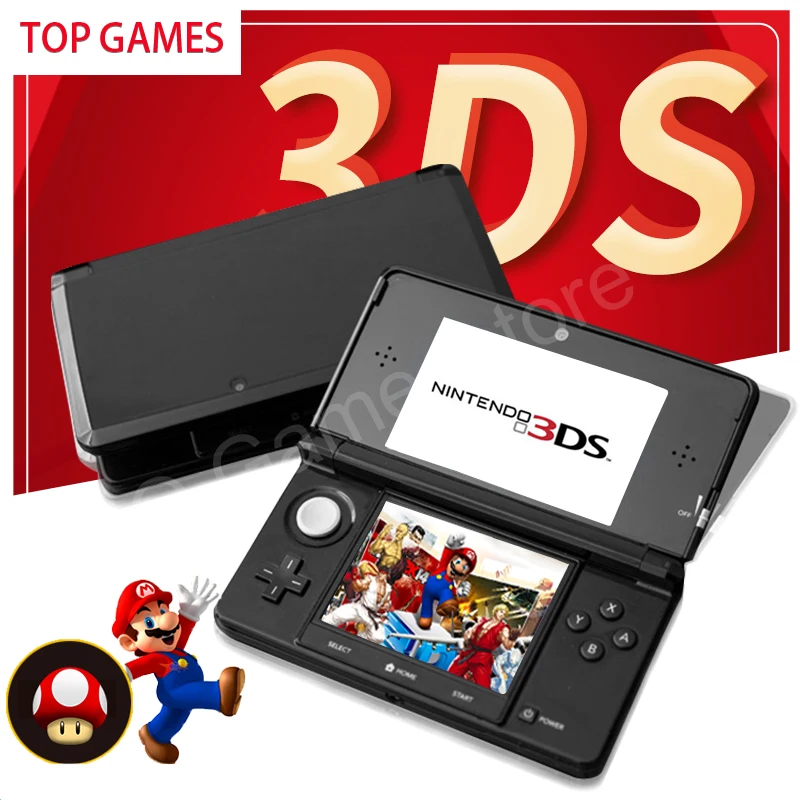 Console de jogos portátil original para Nintendo, jogos grátis para  Nintendo, 3DS, 3DSXL, 3DSLL - AliExpress