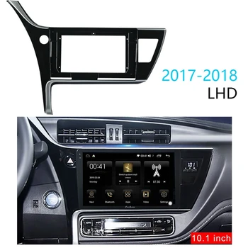 

Car Radio Fascia Trim Kit, 10.1 Inch 2 Din Dash Panel DVD Frame Install Kit for TOYOTA COROLLA 2017-2018 LHD