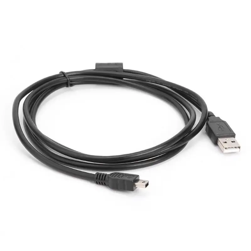 USB 2,0 «Папа-папа» мини-usb 5-контактный разъем B для зарядки и синхронизации данных кабель напольных покрытий из ПВХ чистый Медь ядро проводника металлический переходник удлинитель