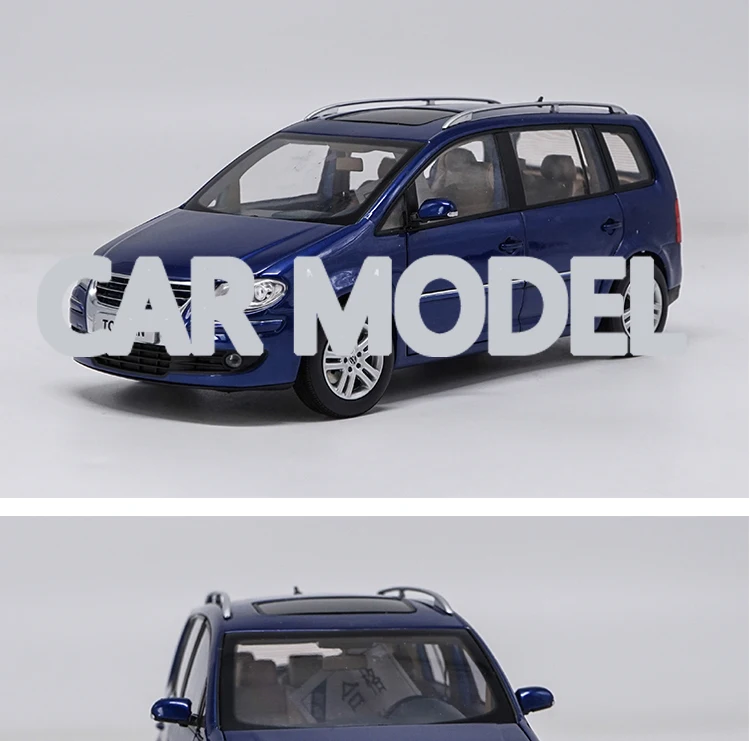 1:18 Масштаб сплав игрушечный транспорт VW 2009 TOURAN модель автомобиля Детские игрушечные машинки оригинальные подлинные детские игрушки