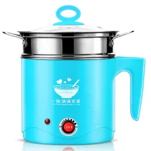 1.5L многофункциональное студенческое спальное помещение из нержавеющей стали Портативный самоотварный горячий горшок маленький Электрический чайник для приготовления конджи лапши