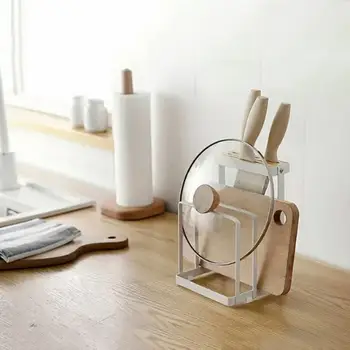 

Multi-functional Household Kitchen Iron Knife Storage Rack cutting board draining rack Cutting Board Draining Rack Kitchen Rack