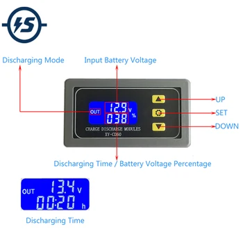 

Battery Charge Protection Board Controller 6V-60V LCD Display Battery Charging Control Board Automatic Power-off