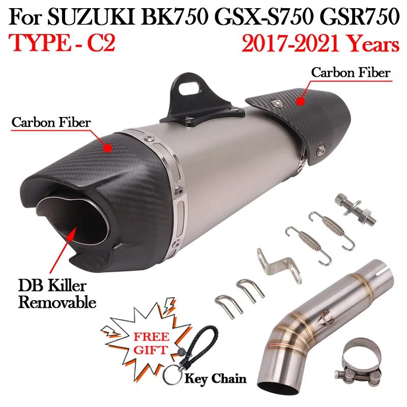 escapar Moto DB Killer Link Pipe, Suzuki