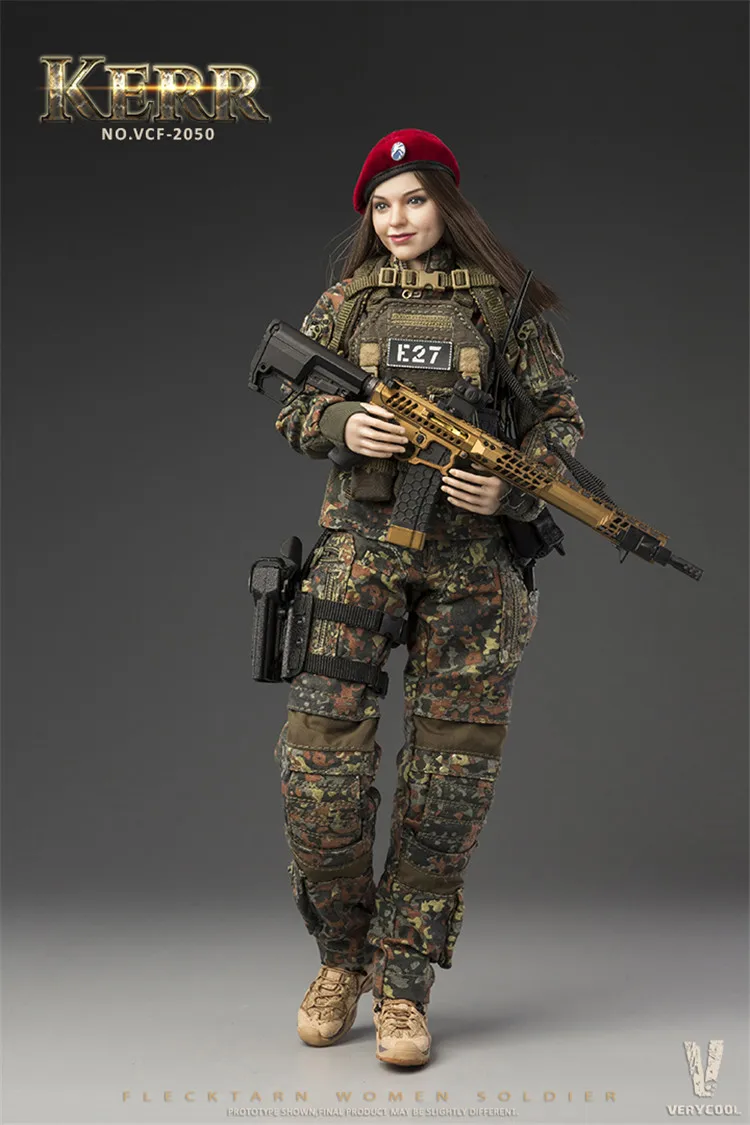 

PRE ORDRE VERYCOOL 1/6 VCF-2050 Camouflage Girl Soldier Kerr Collection Action Figure for Fans Holiday Gift