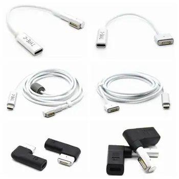 

Replacement Magnetic USB-C Type PD MagSaf* 2 T-tip Cable Cord For Apple Macbook Retina Pro Air 30W 61W 87W Charger Power Adapter