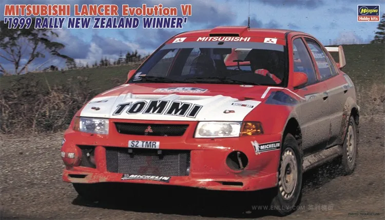 1/24 Evolution VI 1999 ралли Сборная модель автомобиля 20415