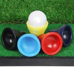 Training Aid Rubber Synthetic Golf Ball Pickup Retriever Suction Cup for Putter Training Aid